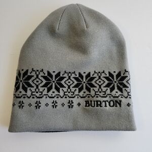 Burton BELLE 2017 Beanie Tan/Black Reversible Ski Snowboard Knit Hat Womens O/S
